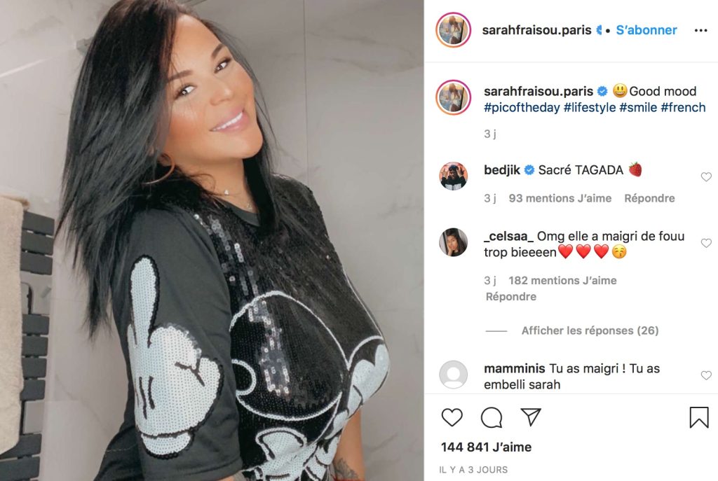 Sarah Fraisou métamorphosée 26 Kilos découvrez les photos de sa